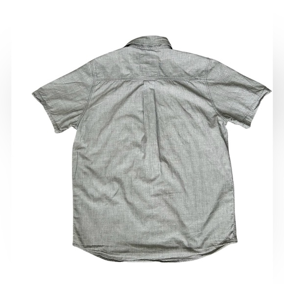 5/$25 Vans men’s button up short sleeve collared shirt in gray size small adult - Picture 6 of 6